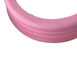 8PCS Luggage Suitcase Wheels Covers Noise Canceling Shock Absorbing Trolley Case Silicone Caster Protection Cover Pink - Close-Up Angle