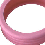 8PCS Luggage Suitcase Wheels Covers Noise Canceling Shock Absorbing Trolley Case Silicone Caster Protection Cover Pink - Low Angle