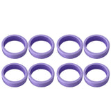 8PCS Luggage Suitcase Wheels Covers Noise Canceling Shock Absorbing Trolley Case Silicone Caster Protection Cover Purple