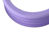 8PCS Luggage Suitcase Wheels Covers Noise Canceling Shock Absorbing Trolley Case Silicone Caster Protection Cover Purple - Close-Up Angle