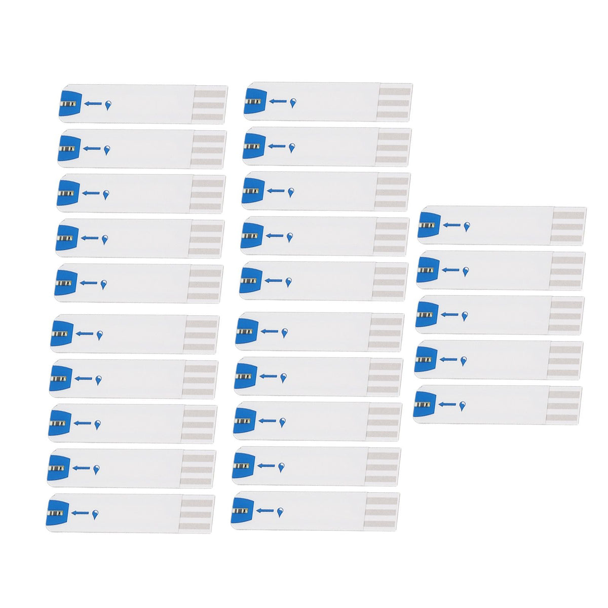 25pcs Blood Glucose Test Strips Home Use Accurate Diabetic Test Strips for Blood Sugar Monitor Self Glucose Testing