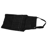 Canvas Apron Multipurpose Stylish Classic Loose Multi Pockets Wear Resistance Workshop Tool Apron for Work Home Black