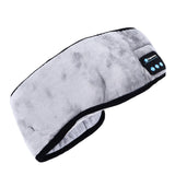 Bluetooth Sleep Eye Patch for Men Women Soft Wireless Sleeping Headphone Eye Cover for Airplane Travel Meditation Grey - Side View