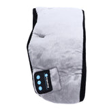 Bluetooth Sleep Eye Patch for Men Women Soft Wireless Sleeping Headphone Eye Cover for Airplane Travel Meditation Grey - 45-Degree Angle