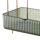 Makeup Organizer 2 Tier Bathroom Countertop Organizer Large Capacity Cosmetic Holder Shelf for Bedroom Dresser Green - Extra Image