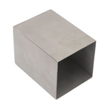 Pencil Cup 304 Stainless Steel Pencil Holder Thicken Durable Rectangular Pencil Cup for Office Dormitory School Desktop Silver - 45-Degree Angle