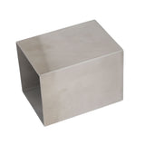 Pencil Cup 304 Stainless Steel Pencil Holder Thicken Durable Rectangular Pencil Cup for Office Dormitory School Desktop Silver - Extra Image