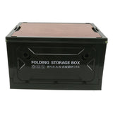 Collapsible Camping Storage Box Pulley Design Waterproof 5 Sides Opening Camping Folding Storage Bins for Car Outdoor Green