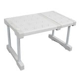 Expandable Closet Shelf Organizer Adjustable Space Saving Wardrobe Sink Tension Shelf 24cm Width 22cm Height Length 27 to 38cm/10.6 to 15.0in