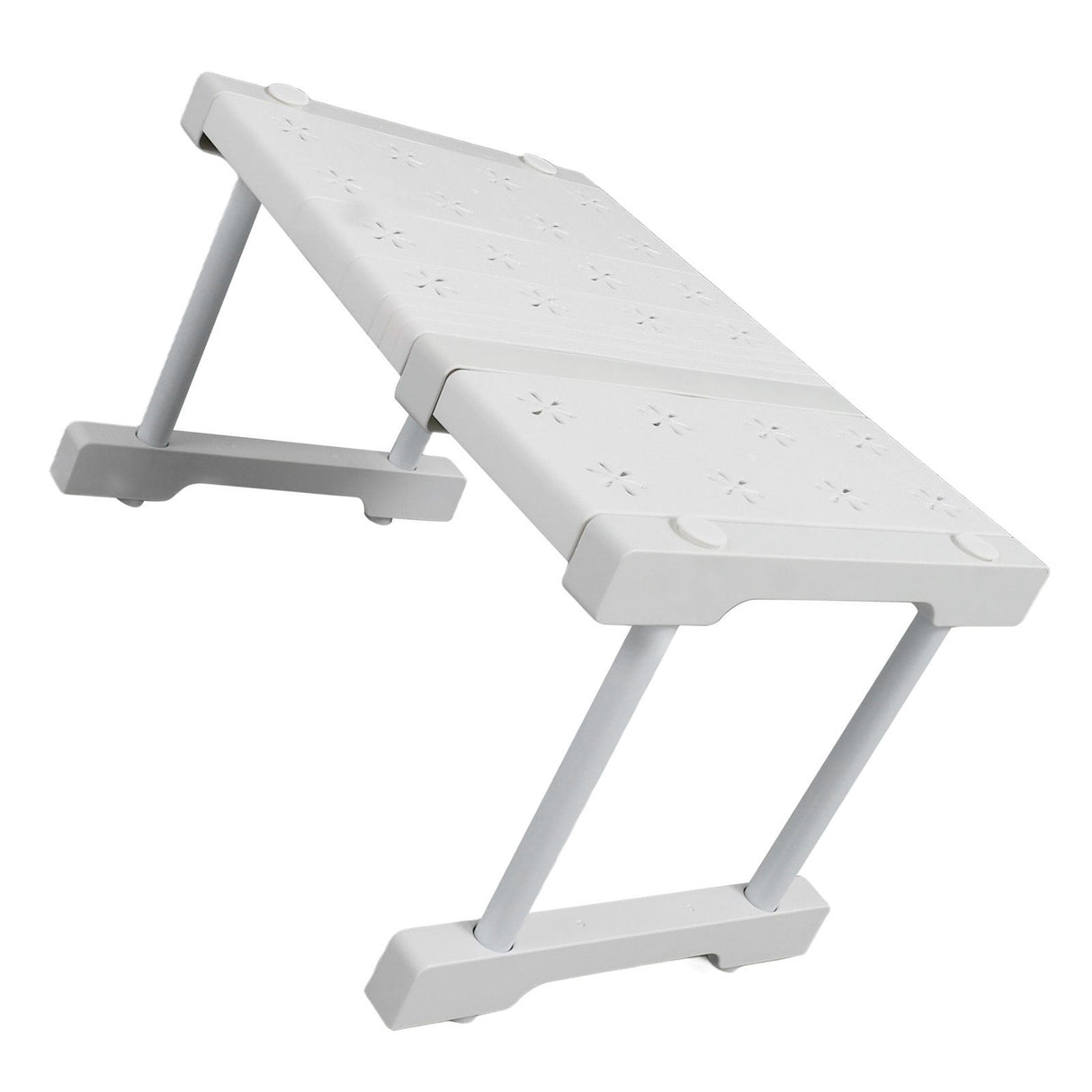 Expandable Closet Shelf Organizer Adjustable Space Saving Wardrobe Sink Tension Shelf 24cm Width 22cm Height Length 27 to 38cm/10.6 to 15.0in