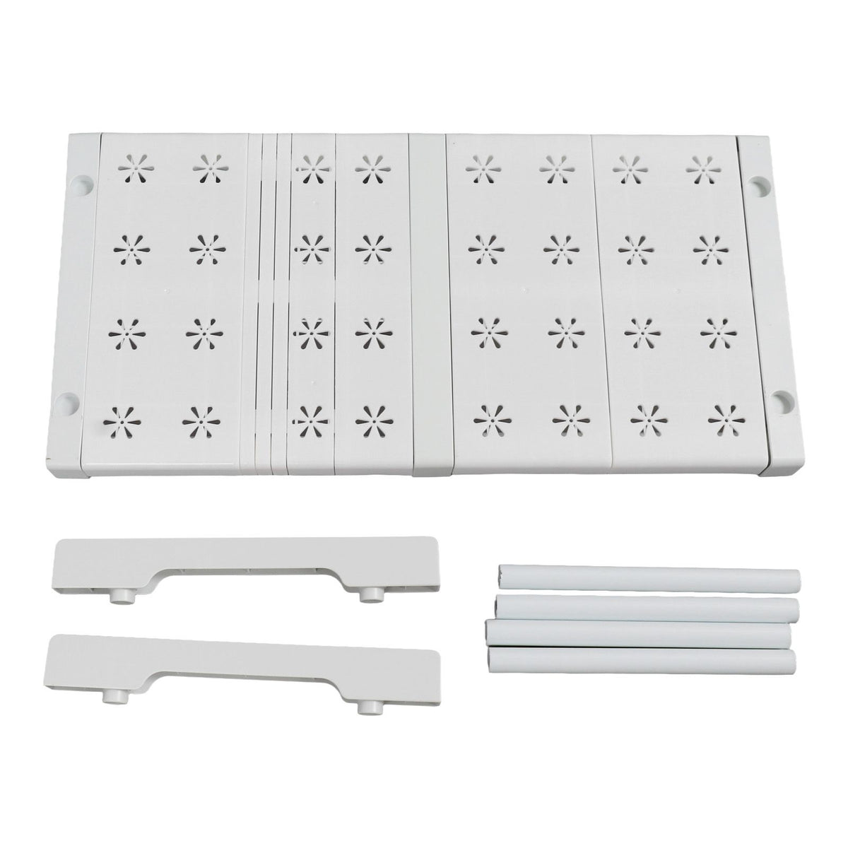 Expandable Closet Shelf Organizer Adjustable Space Saving Wardrobe Sink Tension Shelf 24cm Width 22cm Height Length 37 to 48cm/14.6 to 18.9in