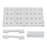 Expandable Closet Shelf Organizer Adjustable Space Saving Wardrobe Sink Tension Shelf 24cm Width 22cm Height Length 37 to 48cm/14.6 to 18.9in