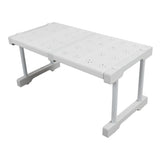 Expandable Closet Shelf Organizer Adjustable Space Saving Wardrobe Sink Tension Shelf 24cm Width 22cm Height Length 37 to 48cm/14.6 to 18.9in