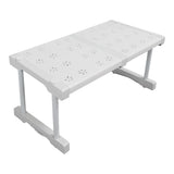 Expandable Closet Shelf Organizer Adjustable Space Saving Wardrobe Sink Tension Shelf 24cm Width 22cm Height Length 37 to 48cm/14.6 to 18.9in