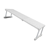Expandable Closet Shelf Organizer Adjustable Space Saving Wardrobe Sink Tension Shelf 24cm Width 22cm Height Length 67 to 88cm/26.4 to 34.6in - Close-Up Angle