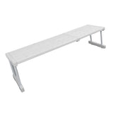 Expandable Closet Shelf Organizer Adjustable Space Saving Wardrobe Sink Tension Shelf 24cm Width 22cm Height Length 67 to 88cm/26.4 to 34.6in - Extra Image