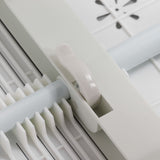 Expandable Closet Shelf Organizer Adjustable Space Saving Wardrobe Sink Tension Shelf 24cm Width 22cm Height Length 67 to 88cm/26.4 to 34.6in