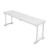 Expandable Shelf Stackable 121lb Load Bearing Divider Storage Rack for Closet Cabinet Cupboard Length 67‑88cm / 26.4‑34.6in
