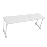 Expandable Shelf Stackable 121lb Load Bearing Divider Storage Rack for Closet Cabinet Cupboard Length 67‑88cm / 26.4‑34.6in