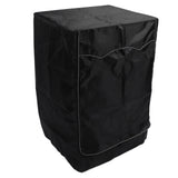 Washing Machine Cover Washer Dryer Cover Suit Most Front Load Waterproof Suncreen Dustproof All Weather Protection Black 60x60x88cm / 23.6x23.6x34.6in