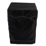 Washing Machine Cover Washer Dryer Cover Suit Most Front Load Waterproof Suncreen Dustproof All Weather Protection Black 60x60x88cm / 23.6x23.6x34.6in