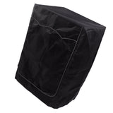 Washing Machine Cover Washer Dryer Cover Suit Most Front Load Waterproof Suncreen Dustproof All Weather Protection Black 60x60x88cm / 23.6x23.6x34.6in