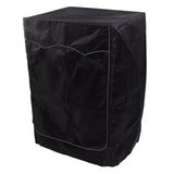 Washing Machine Cover Washer Dryer Cover Suit Most Front Load Waterproof Suncreen Dustproof All Weather Protection Black 63x68x100cm / 24.8x26.8x39.4in