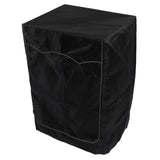 Washing Machine Cover Washer Dryer Cover Suit Most Front Load Waterproof Suncreen Dustproof All Weather Protection Black 63x68x100cm / 24.8x26.8x39.4in