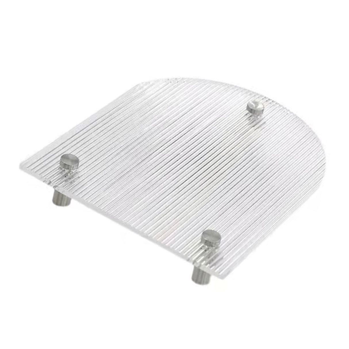 Clear Vanity Tray Transparent Acrylic Simple Modern Style Widely Used Coffee Table Tray for Family Office Cafe Bar U Shape 26x20x3.5cm