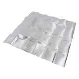 Attic Fan Seal Cover PE and Aluminum Efficient Insulation Film Dustproof Attic Vent Insulation Cover for Home 129x95cm/50.79x37.4in