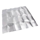 Attic Fan Seal Cover PE and Aluminum Efficient Insulation Film Dustproof Attic Vent Insulation Cover for Home 129x95cm/50.79x37.4in - Rear View