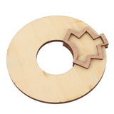 Wooden Music Circle Wheel Educational Rugged Adjustable Durable Circle of Fifths Wheel for Musician
