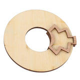 Wooden Music Circle Wheel Educational Rugged Adjustable Durable Circle of Fifths Wheel for Musician
