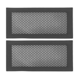 2Pcs Baby Proof Vent Cover Child Proof Safe Soft Silicone for Home Floor Catch Debris Hair Insect Black
