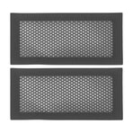 2Pcs Baby Proof Vent Cover Child Proof Safe Soft Silicone for Home Floor Catch Debris Hair Insect Black
