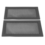 2Pcs Baby Proof Vent Cover Child Proof Safe Soft Silicone for Home Floor Catch Debris Hair Insect Black