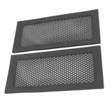 2Pcs Baby Proof Vent Cover Child Proof Safe Soft Silicone for Home Floor Catch Debris Hair Insect Black - 45-Degree Angle