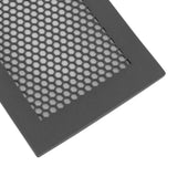 2Pcs Baby Proof Vent Cover Child Proof Safe Soft Silicone for Home Floor Catch Debris Hair Insect Black - Extra Image