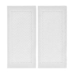 2Pcs Baby Proof Vent Cover Child Proof Safe Soft Silicone for Home Floor Catch Debris Hair Insect White