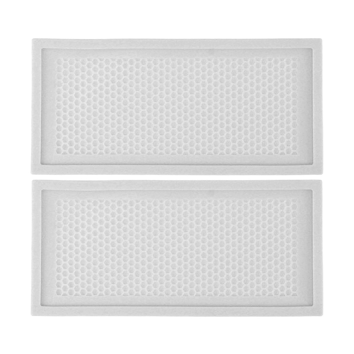 2Pcs Baby Proof Vent Cover Child Proof Safe Soft Silicone for Home Floor Catch Debris Hair Insect White