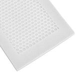 2Pcs Baby Proof Vent Cover Child Proof Safe Soft Silicone for Home Floor Catch Debris Hair Insect White - Extra Image