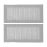 2Pcs Baby Proof Vent Cover Child Proof Safe Soft Silicone for Home Floor Catch Debris Hair Insect Gray