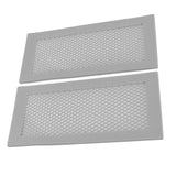 2Pcs Baby Proof Vent Cover Child Proof Safe Soft Silicone for Home Floor Catch Debris Hair Insect Gray
