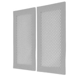2Pcs Baby Proof Vent Cover Child Proof Safe Soft Silicone for Home Floor Catch Debris Hair Insect Gray