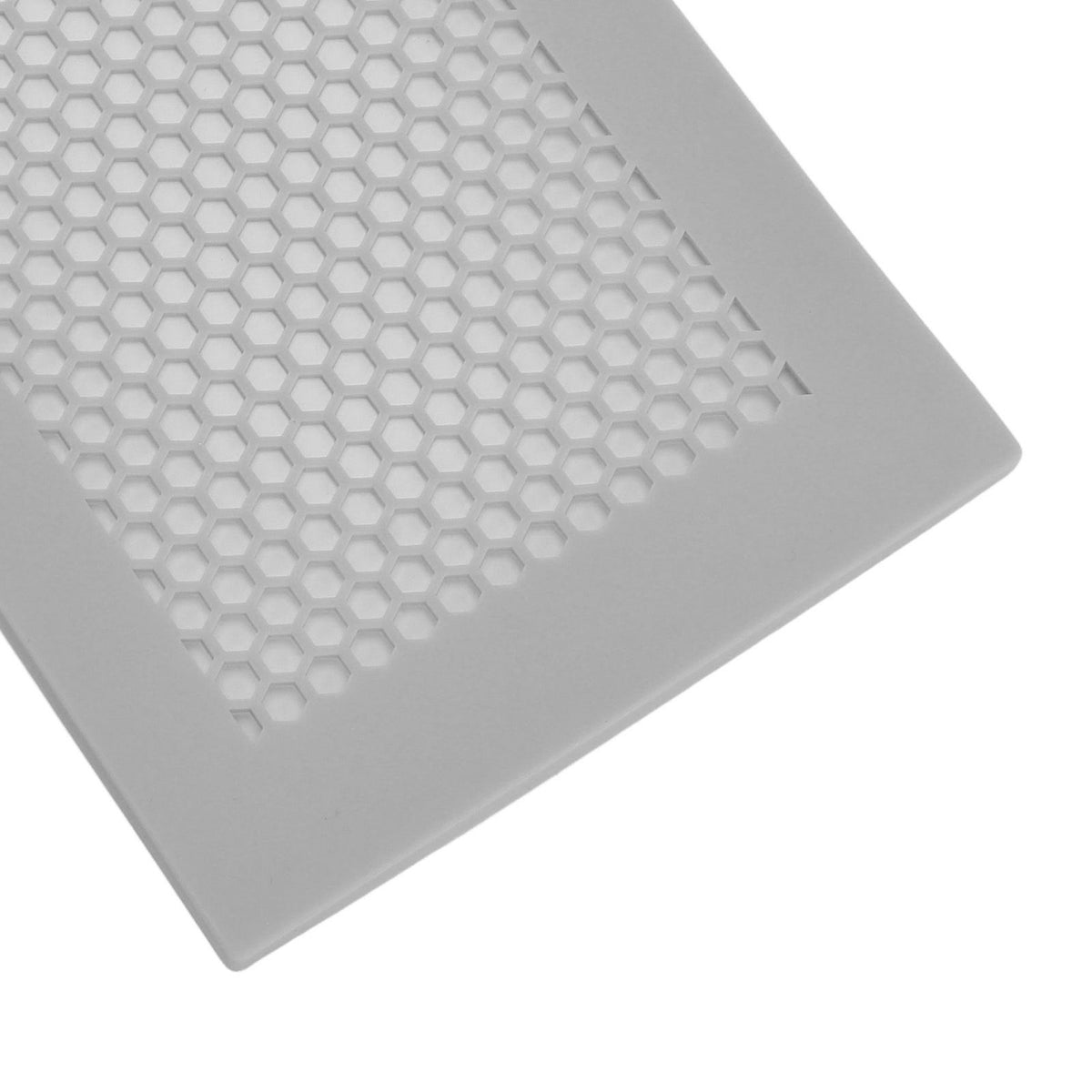 2Pcs Baby Proof Vent Cover Child Proof Safe Soft Silicone for Home Floor Catch Debris Hair Insect Gray