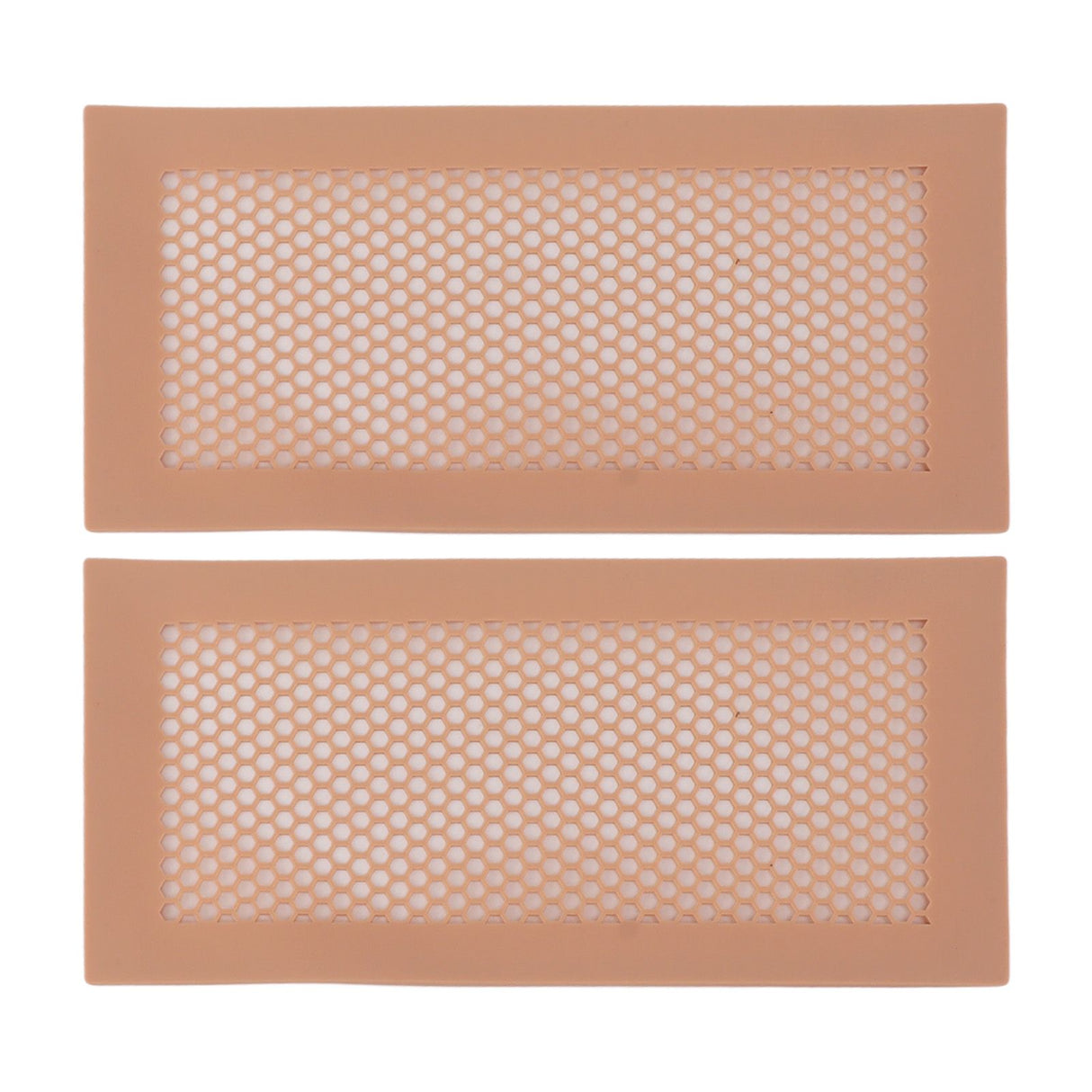 2Pcs Baby Proof Vent Cover Child Proof Safe Soft Silicone for Home Floor Catch Debris Hair Insect Pink