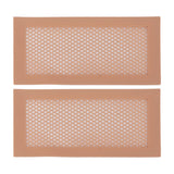 2Pcs Baby Proof Vent Cover Child Proof Safe Soft Silicone for Home Floor Catch Debris Hair Insect Pink