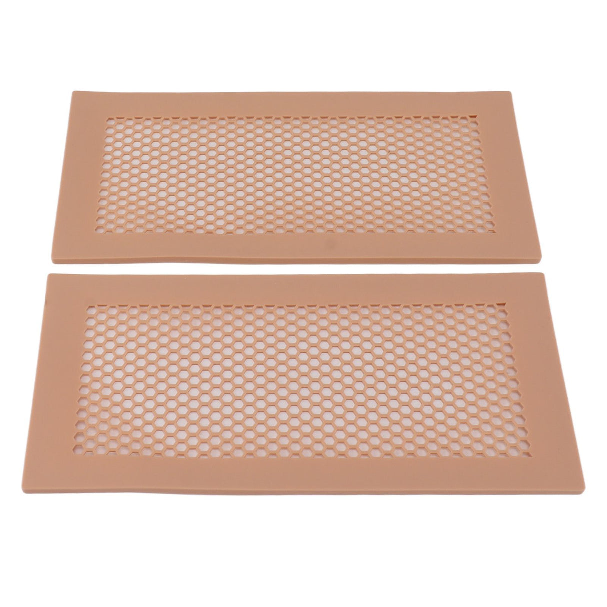 2Pcs Baby Proof Vent Cover Child Proof Safe Soft Silicone for Home Floor Catch Debris Hair Insect Pink