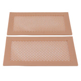 2Pcs Baby Proof Vent Cover Child Proof Safe Soft Silicone for Home Floor Catch Debris Hair Insect Pink