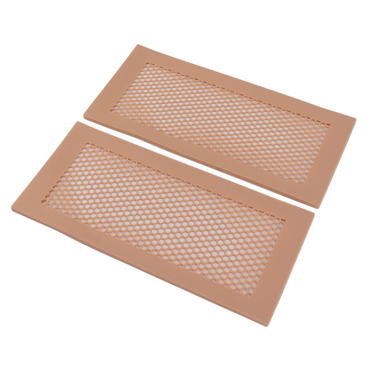 2Pcs Baby Proof Vent Cover Child Proof Safe Soft Silicone for Home Floor Catch Debris Hair Insect Pink